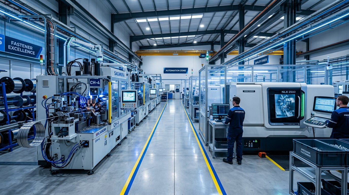 AG Fasteners Cold Heading Manufacturing Floor