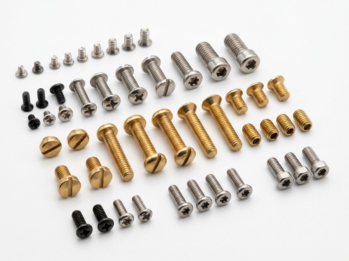 Ultra Precision Micro Machine Screws M0.6 - M2.0